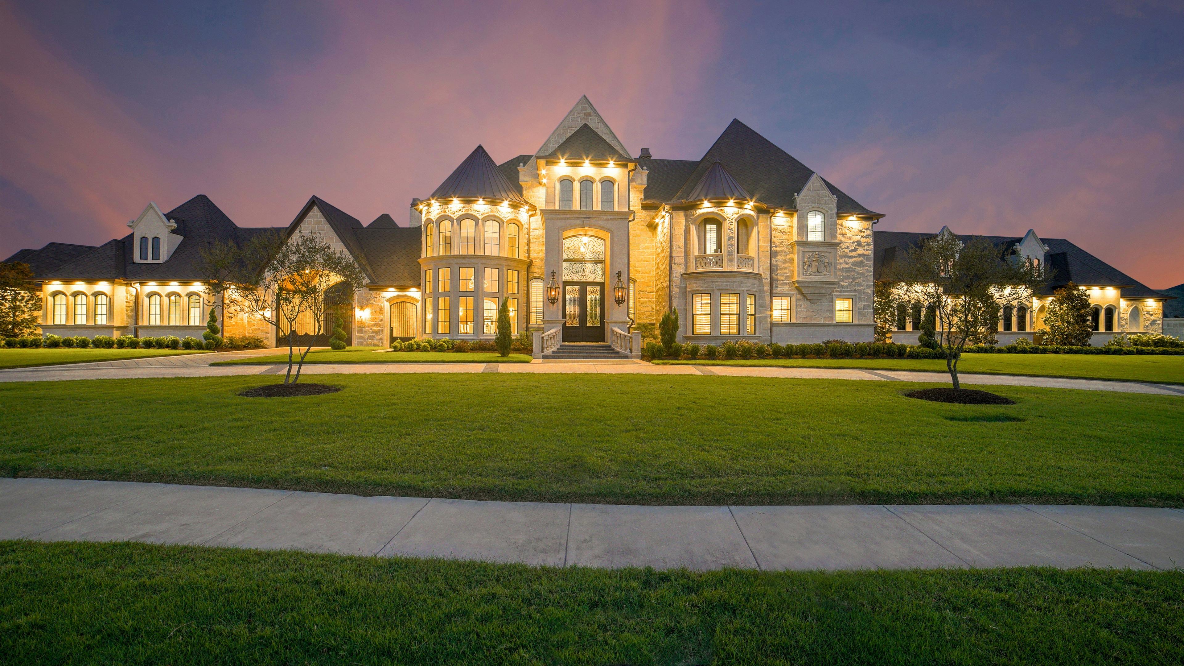 Photograph of a large house